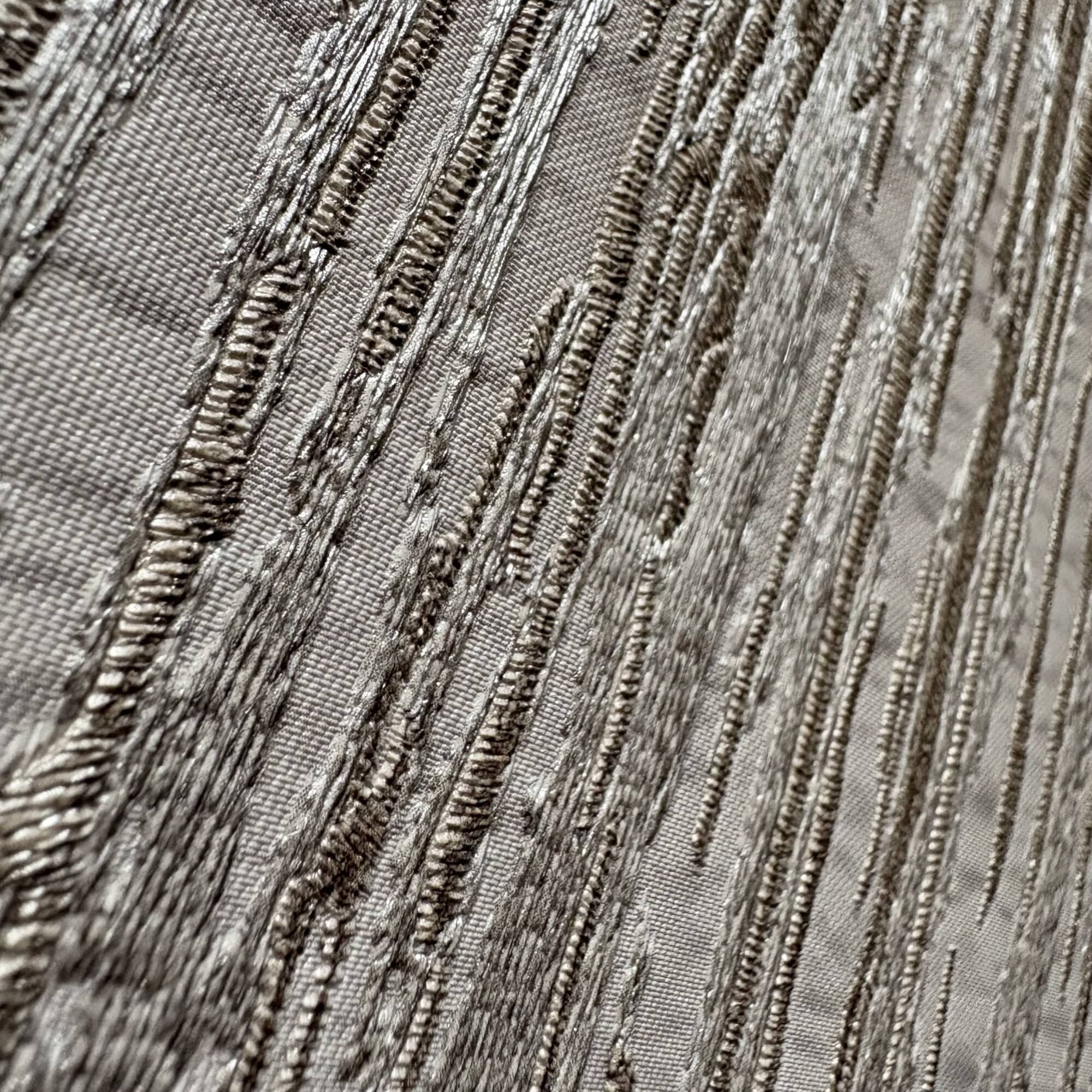 Designs Direct Embroidered Crushed Silk Wallpaper